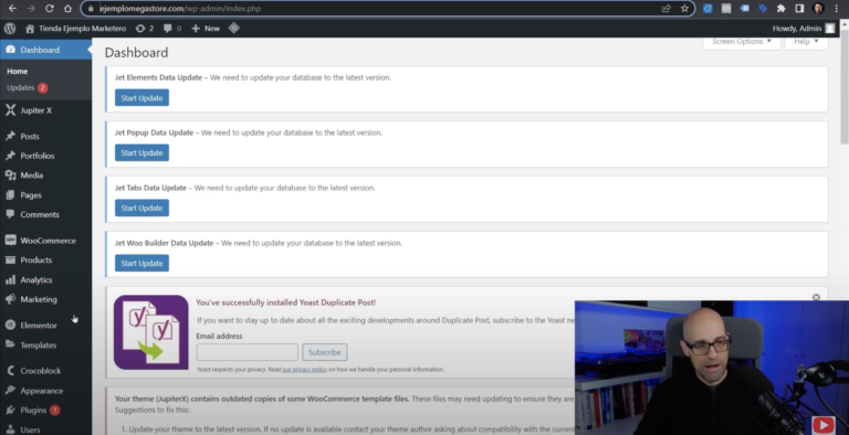 Accede a tu panel de bakcoffice de Wordpress